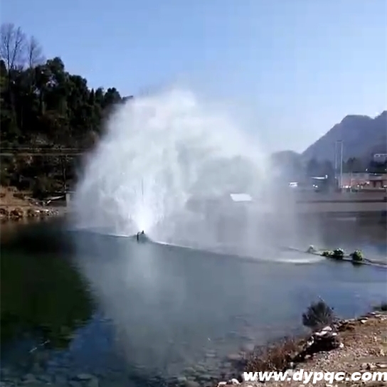 扇形水幕发生器实景