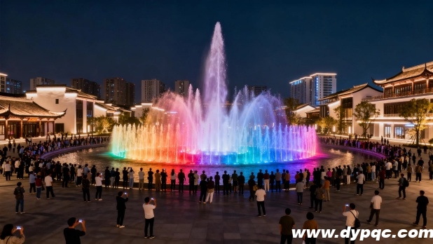 光影水舞秀：以科技重塑城市夜空间，打造魔幻音乐喷泉艺术之旅